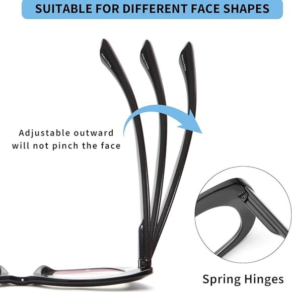 Cat-Eye Reading Glasses 3pcs SET - Picture 4 of 6